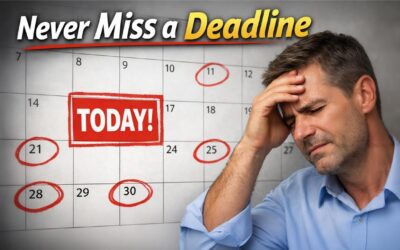 A Tax Calendar Beats a Tax-Season Panic Every Time